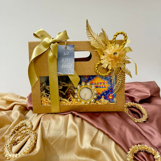 Festive Diwali Gift Bag | Gourmet Treats & Traditional Decor